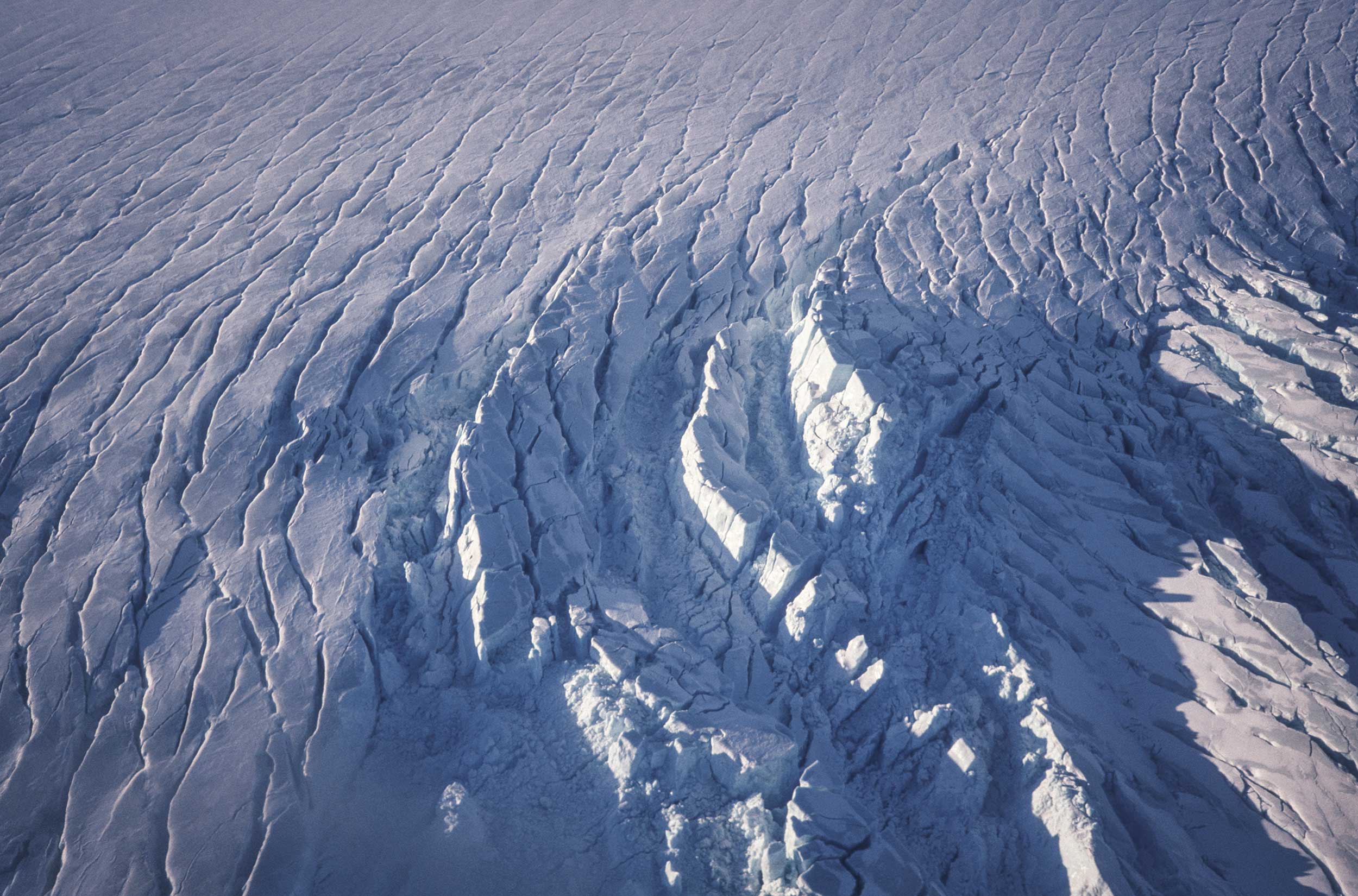 Antarctica-crevasse-aerial