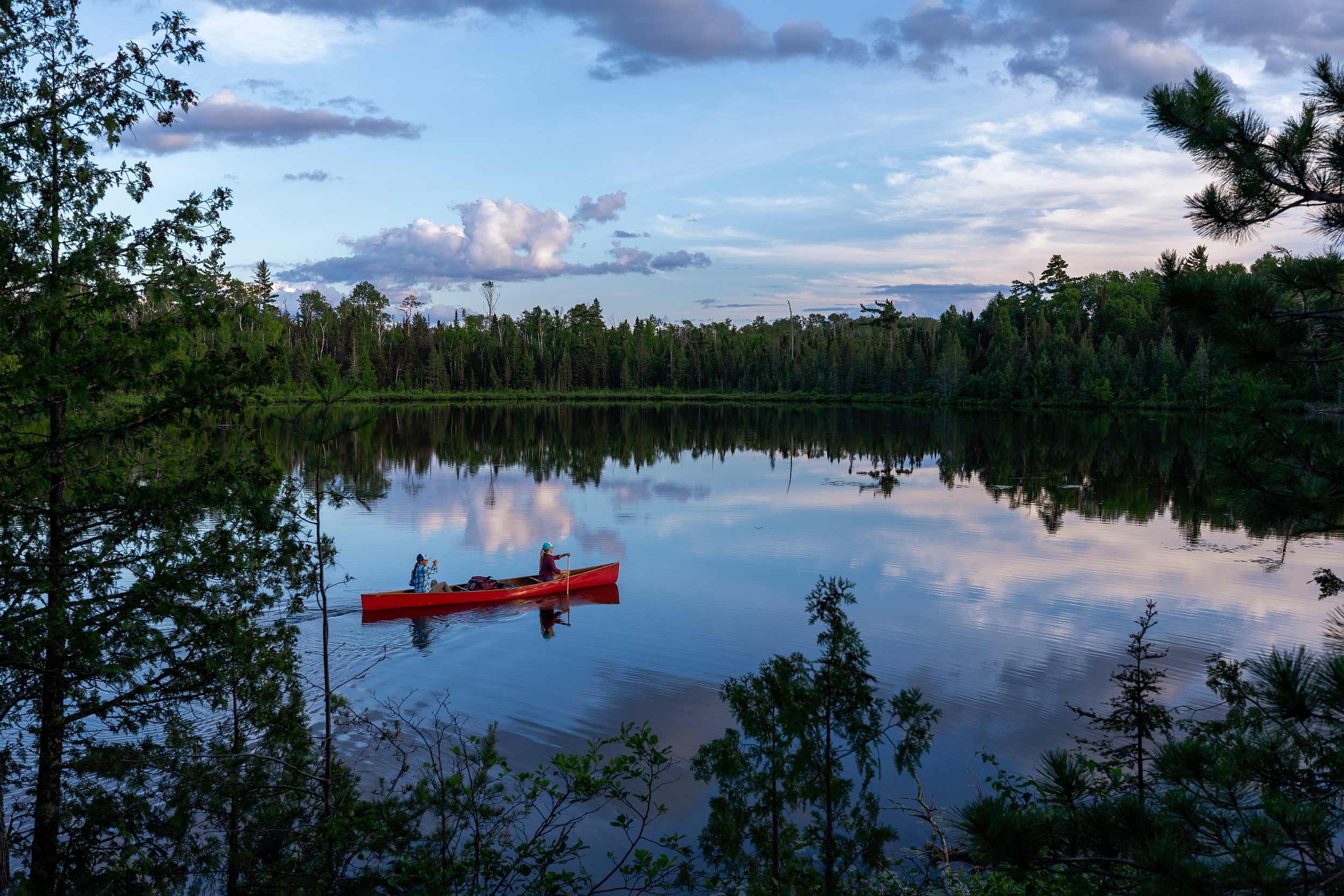 Evening-paddle-Triangle-Lake